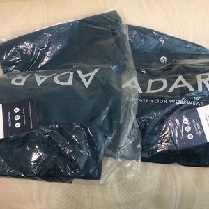 Adar Jogger Style Scrubs. Caribbean Blue.